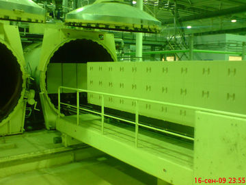Food Rubber Sand Concrete Autoclave Industrial / AAC Block Equipment Φ2M