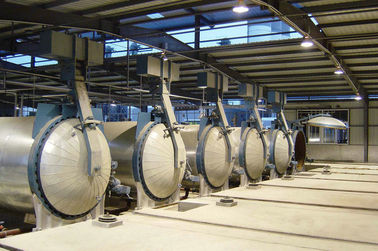 Food Rubber Sand Concrete Autoclave Industrial / AAC Block Equipment Φ2M