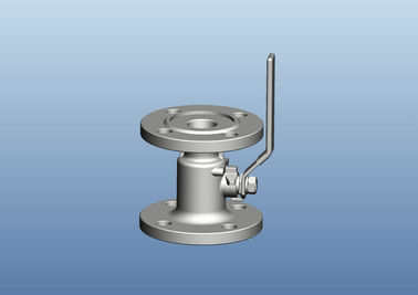 Gas Two Piece High Temperature Ball Valves 3 Inch Floating Ball Valve